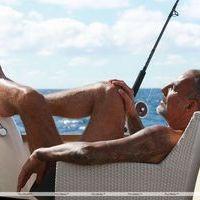 Christian Audigier catches a huge fish with his girlfriend Nathalie Sorensen | Picture 124259